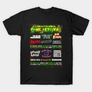 Math & Science Punk Rock Music Festival T-Shirt